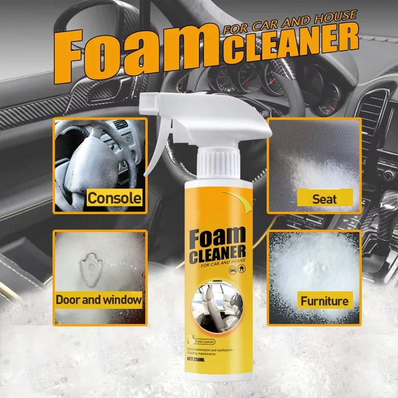 Leather Cleaner Interior - 1/3pcs-30/100ml çok amaçlı köpük temizleyici deri